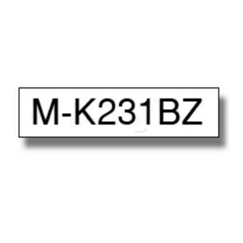 Brother Merkintänauha musta / valkoinen (MK231BZ / MK231), 12mm, non laminated