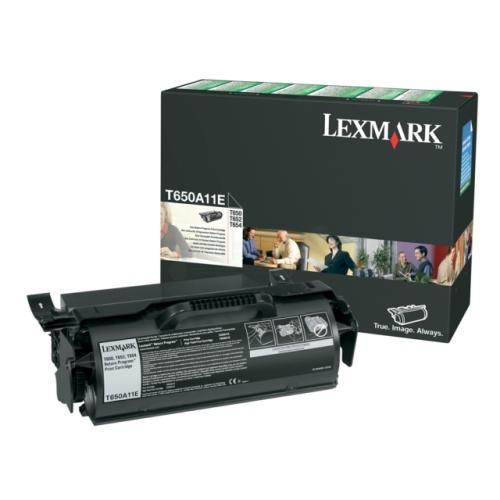 Lexmark Väriainekasetti musta (T650A11E / 0T650A11E) (Return)