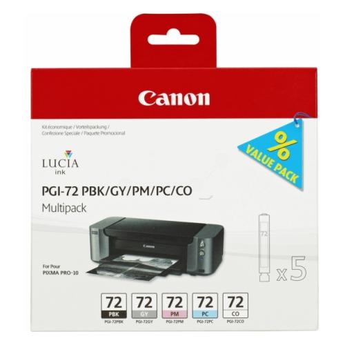 Canon Mustepatruuna musta kuva / syanikuva / magenta foto / harmaa / optimizer (6403B007 / PGI72) (multipack)