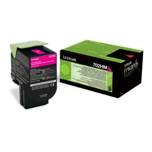 Lexmark Väriainekasetti magenta (70C2HM0 / 702HM) (Return)