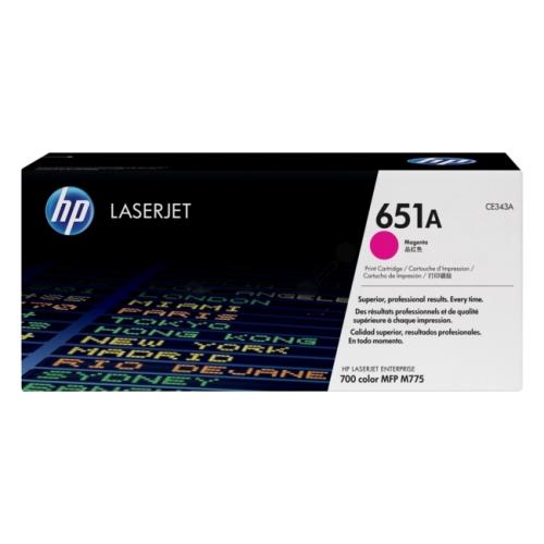 HP Väriainekasetti magenta (CE343A / 651A)