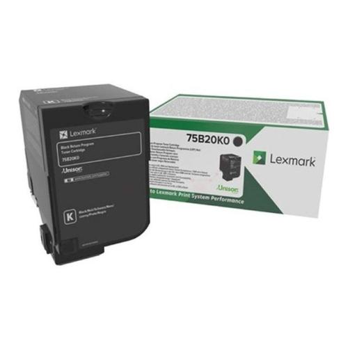 Lexmark Väriainekasetti musta (75B20K0 / 075B20K0) (Return)