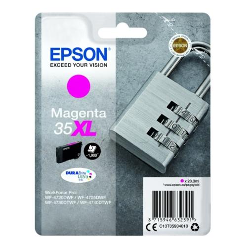 Epson Mustepatruuna magenta (C13T35934010 / 35XL) (korkea kapasiteetti)