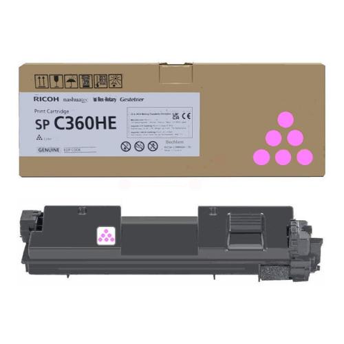 Ricoh Väriainekasetti magenta (408186 / SPC360HE) (korkea kapasiteetti)