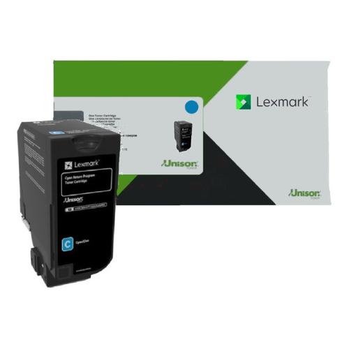 Lexmark Väriainekasetti syani (74C2SC0 / 0074C2SC0) (Return)