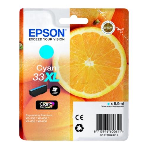 Epson Mustepatruuna syani (C13T33624012 / 33XL) (korkea kapasiteetti)