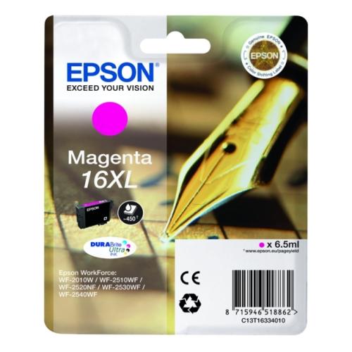 Epson Mustepatruuna magenta (C13T16334012 / 16XL) (korkea kapasiteetti)