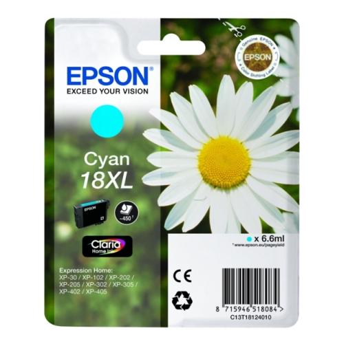 Epson Mustepatruuna syani (C13T18124012 / 18XL) (korkea kapasiteetti)