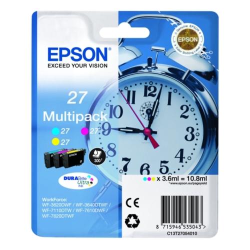 Epson Mustepatruuna syani / magenta / keltainen (C13T27054012 / 27) (multipack)