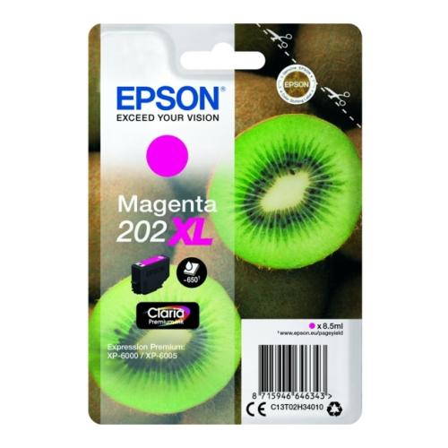 Epson Mustepatruuna magenta (C13T02H34010 / 202XL) (korkea kapasiteetti)