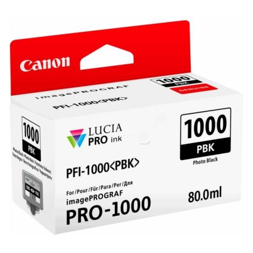 Canon Mustepatruuna musta kuva (0546C001 / PFI1000PBK)