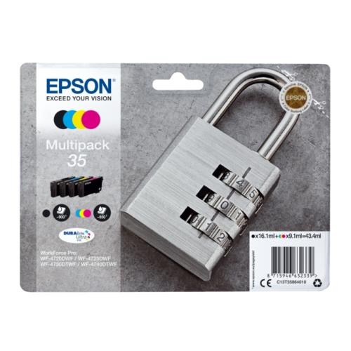 Epson Mustepatruuna musta / syani / magenta / keltainen (C13T35864010 / 35) (multipack)