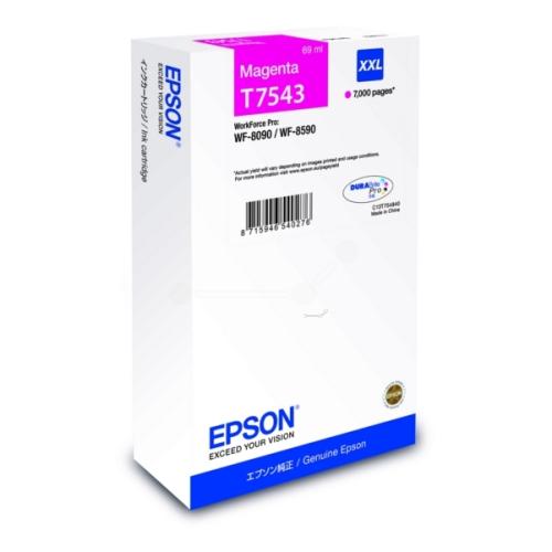 Epson Mustepatruuna magenta (C13T754340 / T7543) (korkea kapasiteetti)