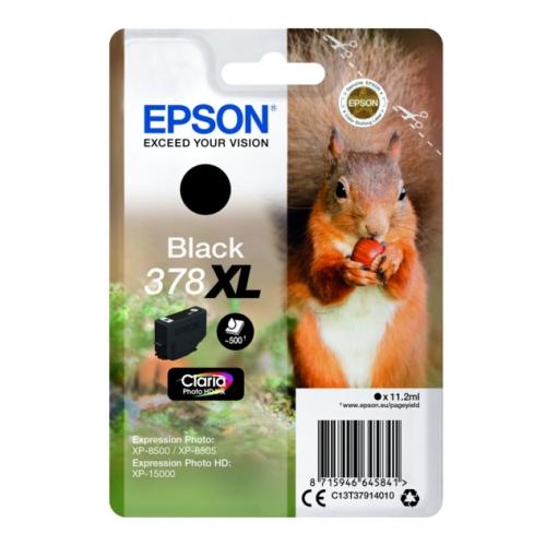 Epson Mustepatruuna musta (C13T37914010 / 378XL) (korkea kapasiteetti)