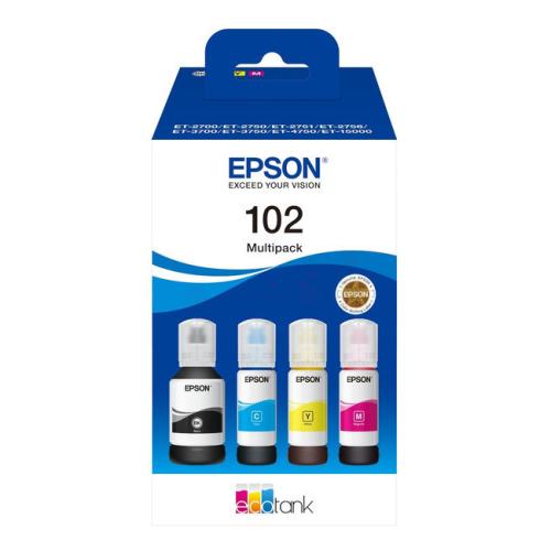 Epson Mustepatruuna musta / syani / magenta / keltainen (C13T03R640 / 102) (multipack)