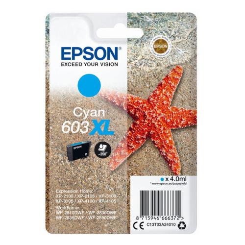 Epson Mustepatruuna syani (C13T03A24010 / 603XL) (korkea kapasiteetti)