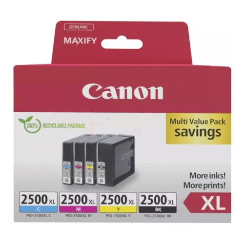 Canon Mustepatruuna musta / syani / magenta / keltainen (9254B010 / PGI2500XLBKCMY) (multipack)