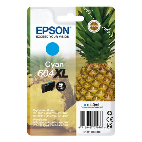 Epson Mustepatruuna syani (C13T10H24010 / 604XL) (korkea kapasiteetti)