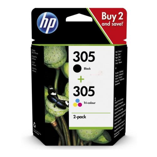 HP Mustepatruuna musta / väri (6ZD17AE / 305) (Kaksoispakkaus, multipack)