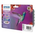 Epson Mustepatruuna musta / syani / magenta / keltainen / syanikuva / magenta foto (C13T08074011 / T0807) (multipack)