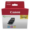 Canon Mustepatruuna syani / magenta / keltainen (4541B009 / CLI526) (multipack)