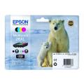 Epson Mustepatruuna musta / syani / magenta / keltainen (C13T26364010 / 26XL) (multipack, korkea kapasiteetti)