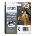 Epson Mustepatruuna syani / magenta / keltainen (C13T13064012 / T1306) (multipack)