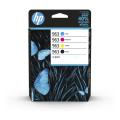 HP Mustepatruuna musta / syani / magenta / keltainen (6ZC70AE / 963) (multipack)