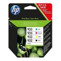 HP Mustepatruuna musta / syani / magenta / keltainen (6ZC71AE / 932933) (multipack)